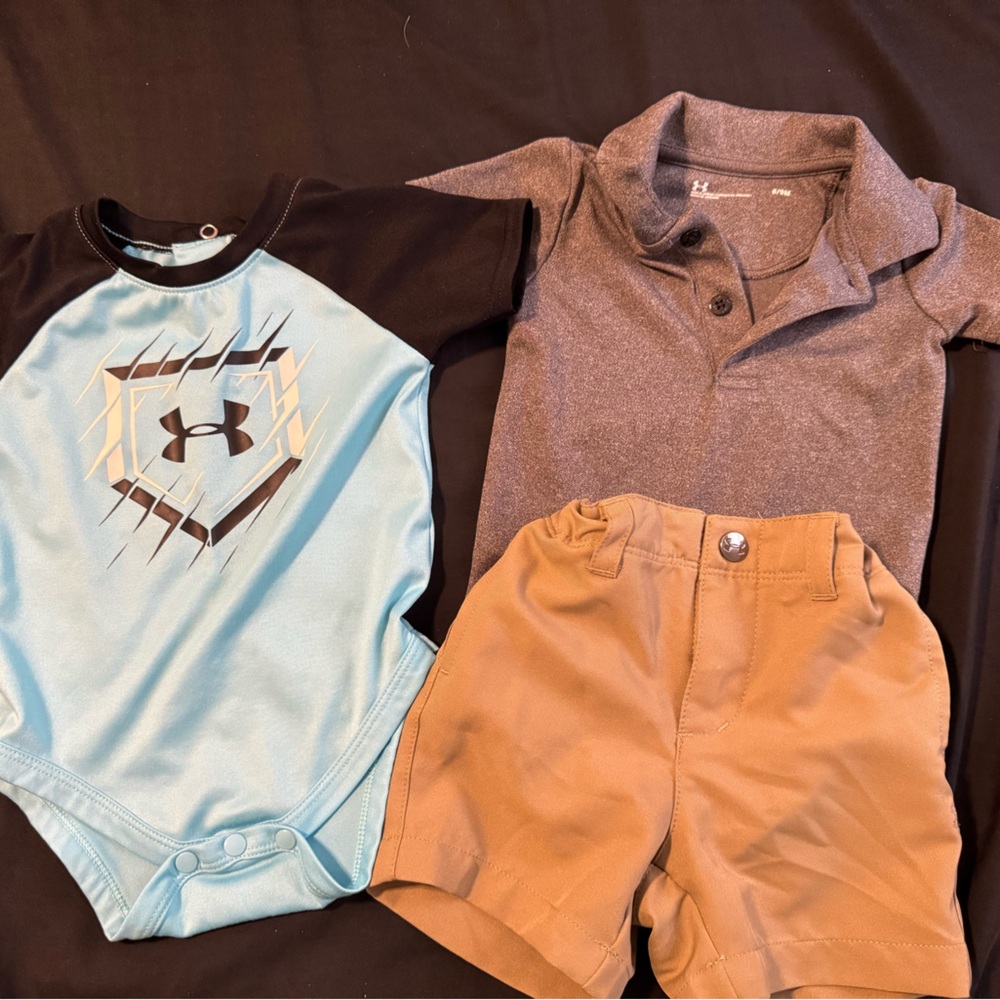 Kids Graphic Tee and Polo Shirt Set Under Armour